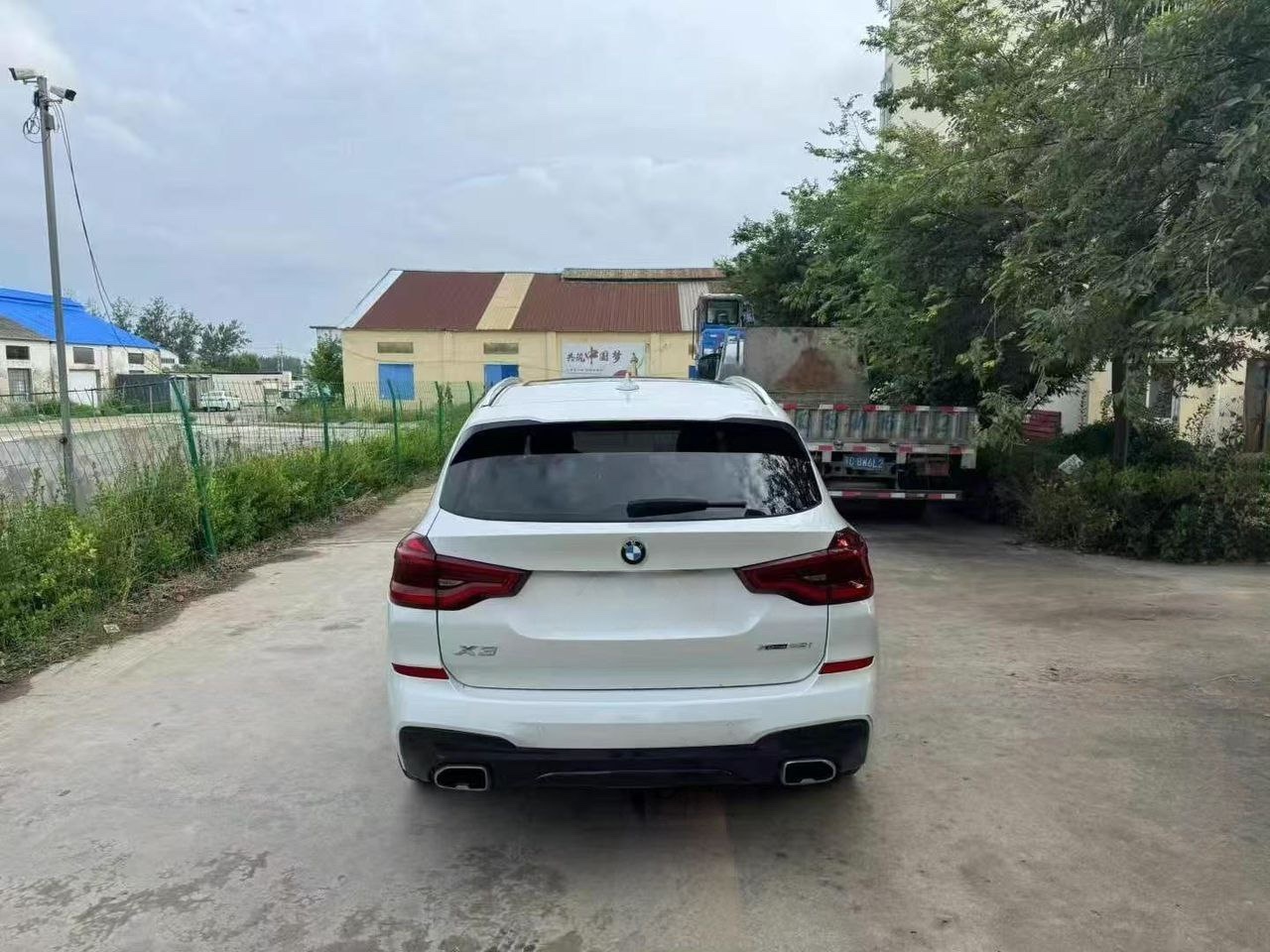 BMW X3 xDrive 25i M Sport 2021 Rear View